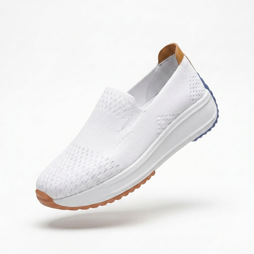 Rose Knit Slip Orthopedic Sneakers