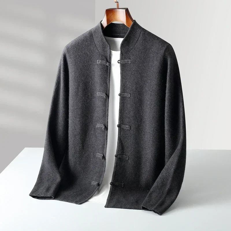 The Kyoto Minimalist Button Cardigan