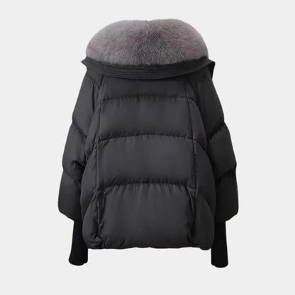 Women’s Luxe Fur-Collar Puffer Jacket