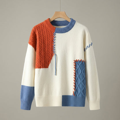 Noir Patchwork Knit