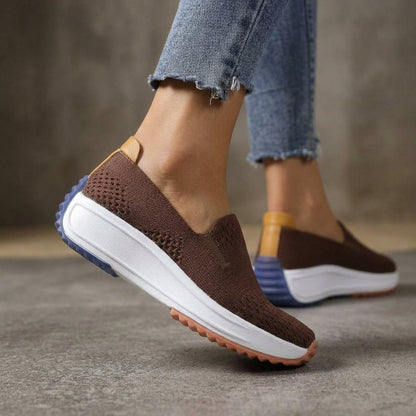 Rose Knit Slip Orthopedic Sneakers