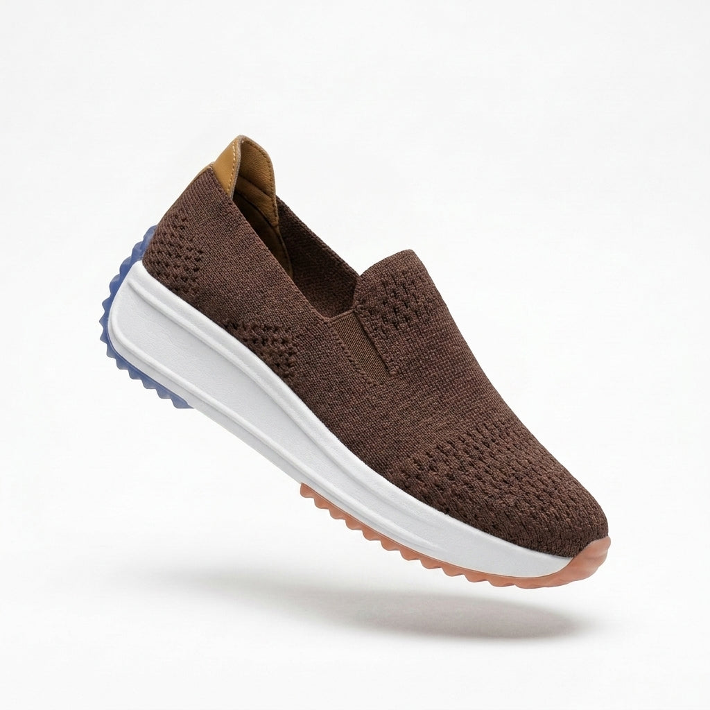 Rose Knit Slip Orthopedic Sneakers