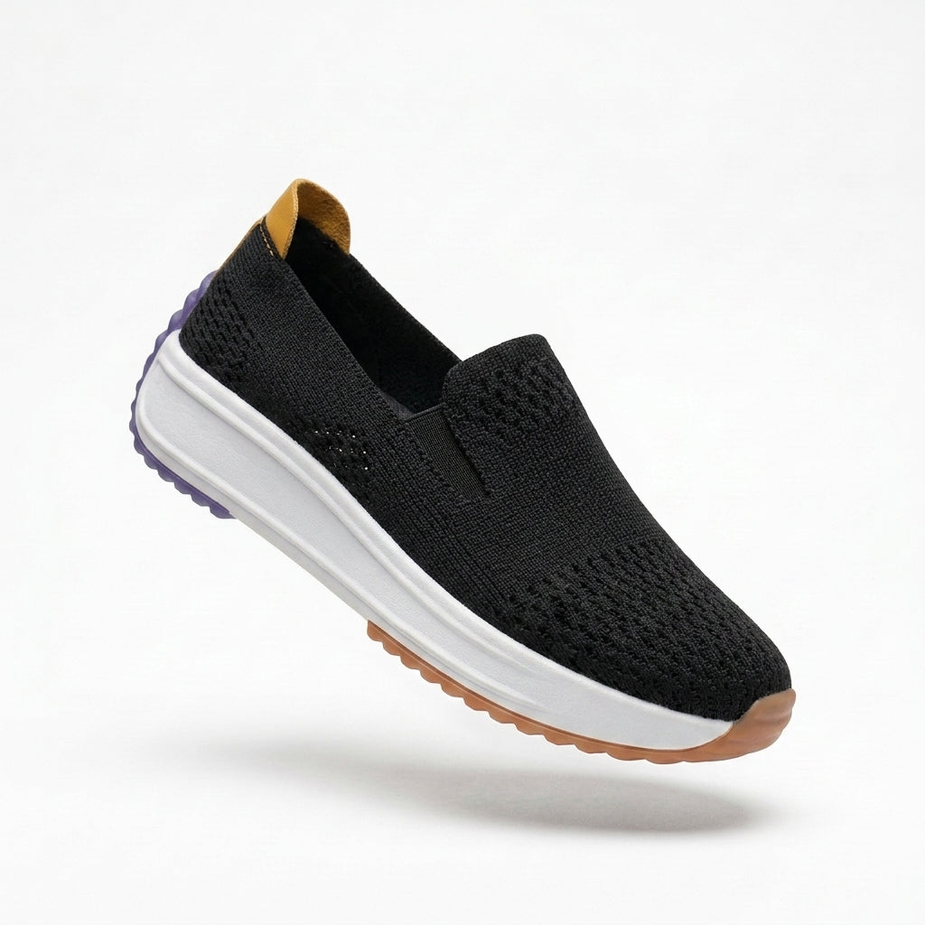 Rose Knit Slip Orthopedic Sneakers