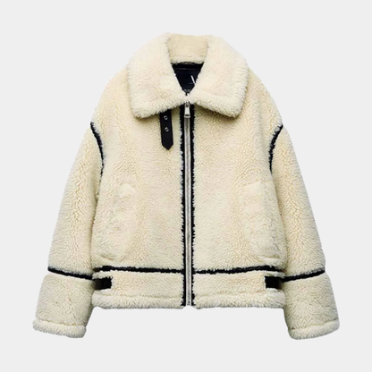 Women’s Shearling-Style Fleece Jacket