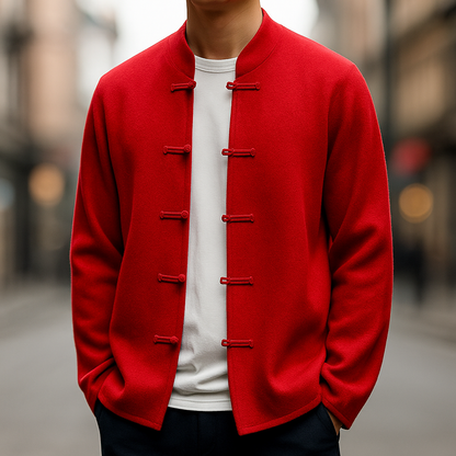 The Kyoto Minimalist Button Cardigan