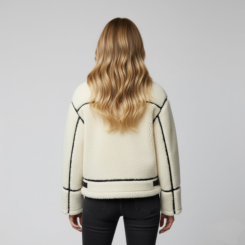 Women’s Shearling-Style Fleece Jacket