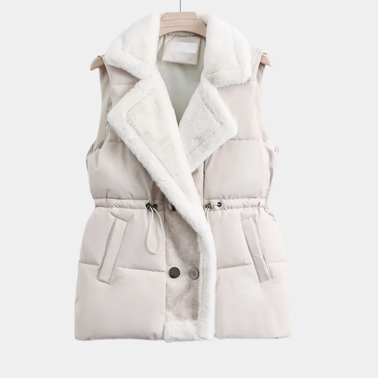 Women’s Faux-Fur Lined Puffer Vest