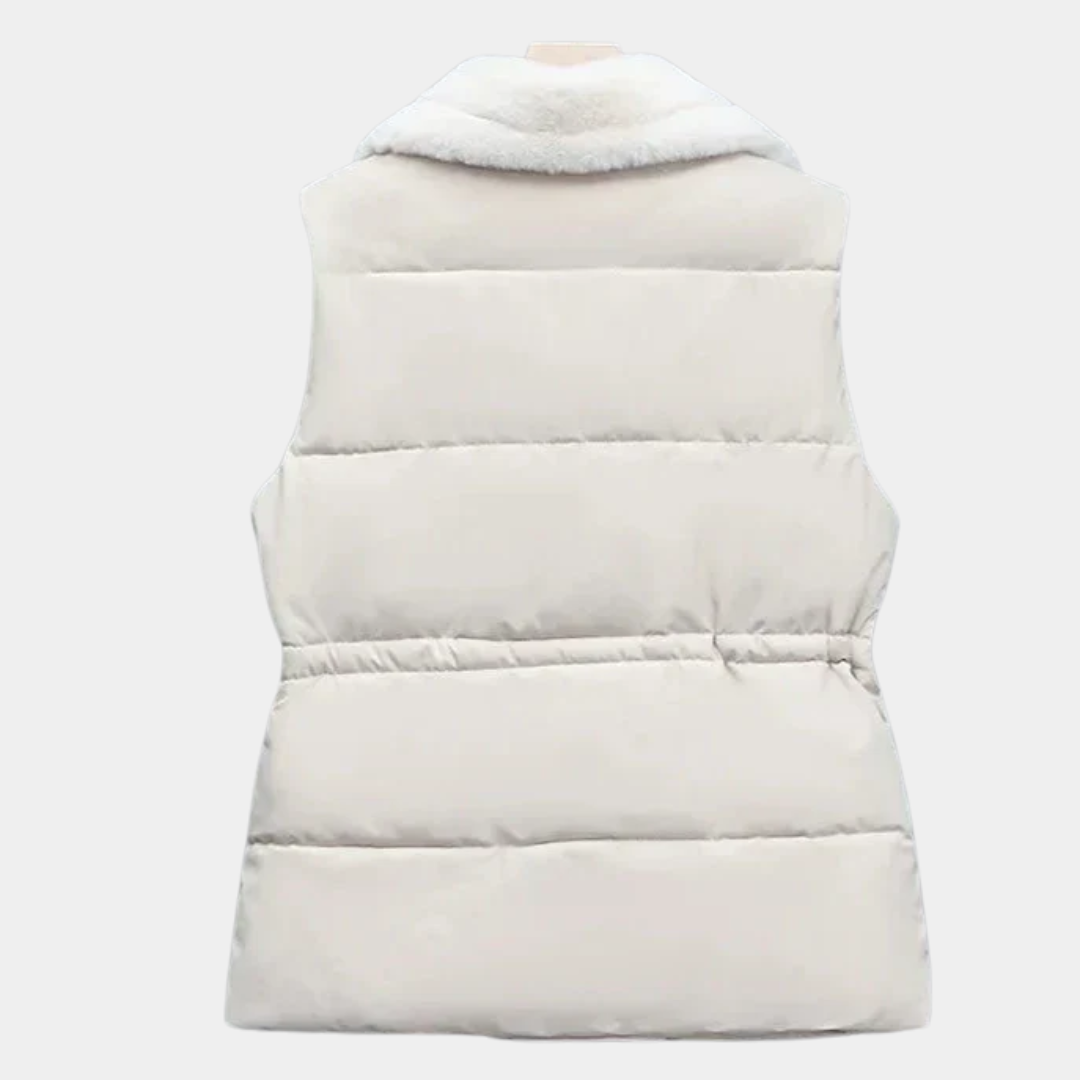 Women’s Faux-Fur Lined Puffer Vest