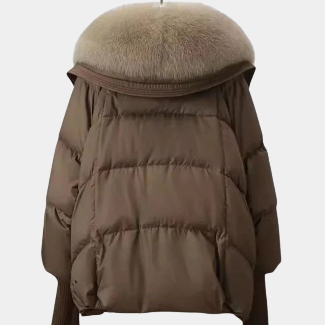 Women’s Luxe Fur-Collar Puffer Jacket