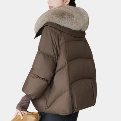 Women’s Luxe Fur-Collar Puffer Jacket