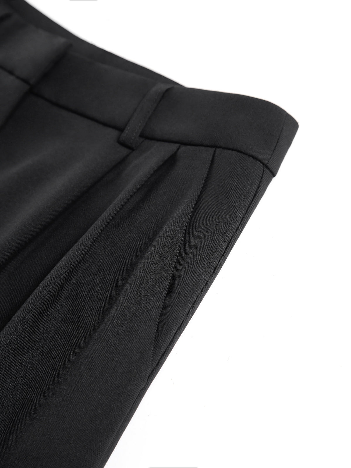 High-Waisted Wide-Leg Trousers