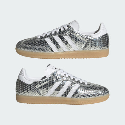 Samba OG Metallic Silver Snake Leather