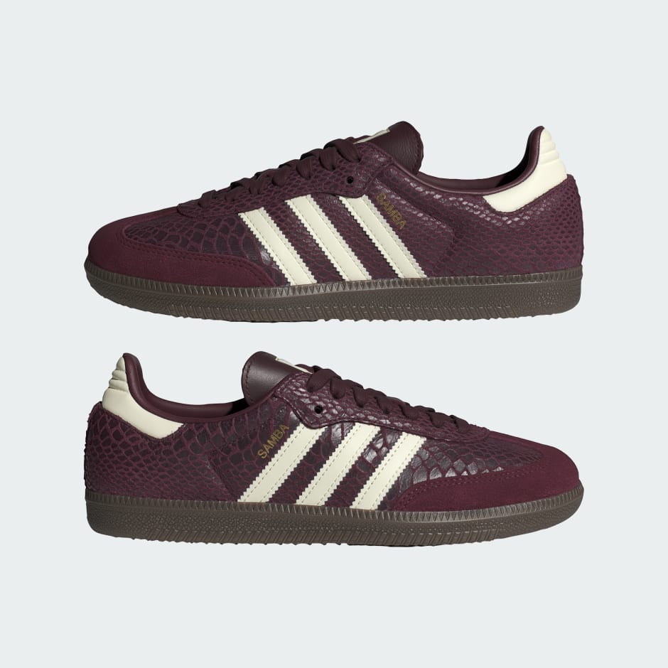 Samba OG Bordeaux Snake Leather