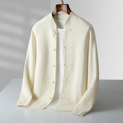 The Kyoto Minimalist Button Cardigan