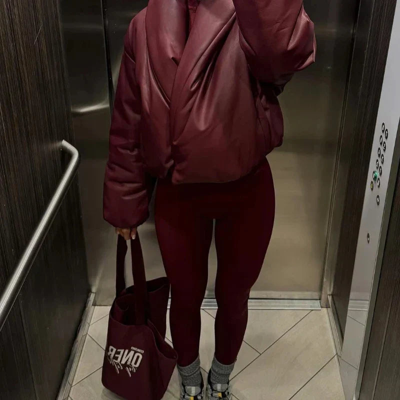 The VelvetRidge Wrap Puffer