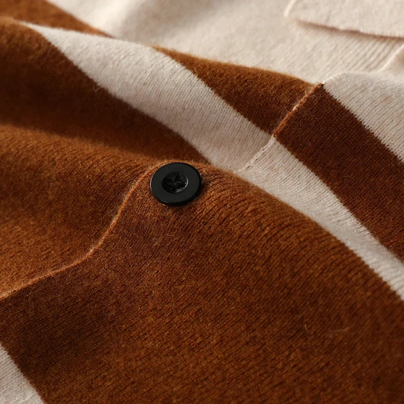 The Heritage Stripe Knit Cardigan