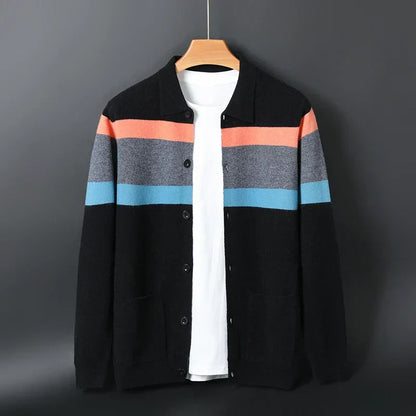 The Heritage Stripe Knit Cardigan