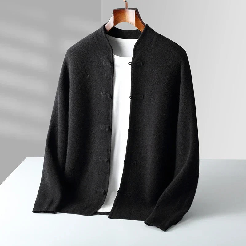 The Kyoto Minimalist Button Cardigan