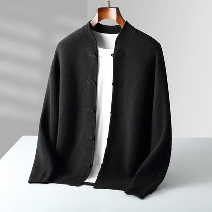 The Kyoto Minimalist Button Cardigan