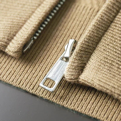 Men’s Minimalist Textured Knit Cardigan