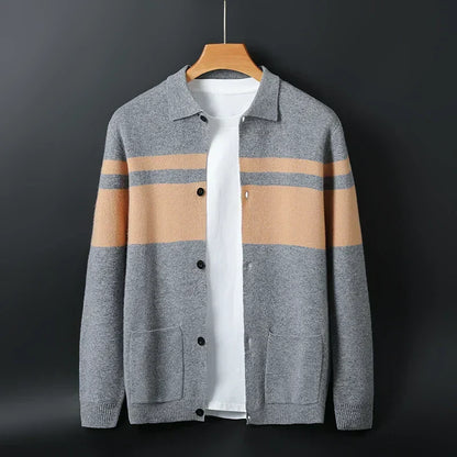 The Heritage Stripe Knit Cardigan