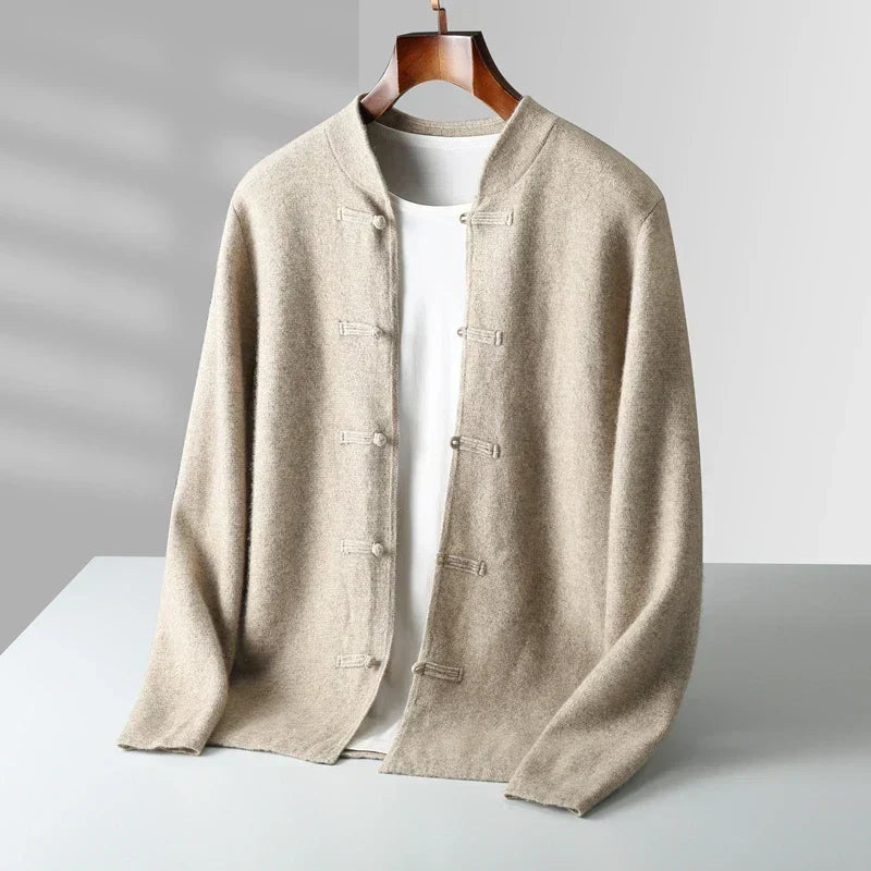 The Kyoto Minimalist Button Cardigan