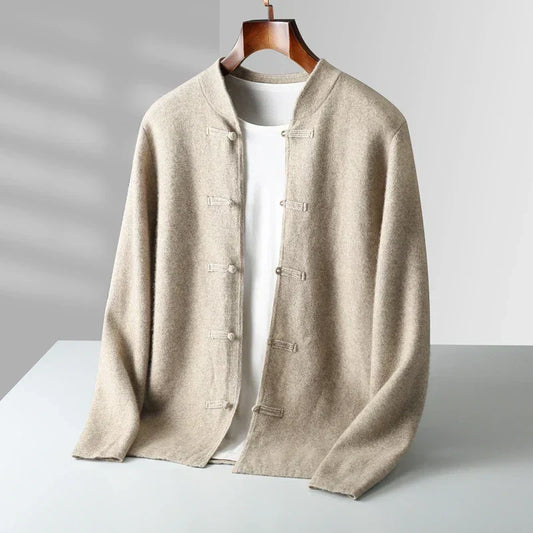 The Kyoto Minimalist Button Cardigan