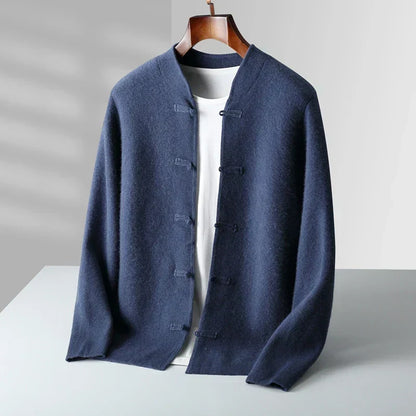 The Kyoto Minimalist Button Cardigan