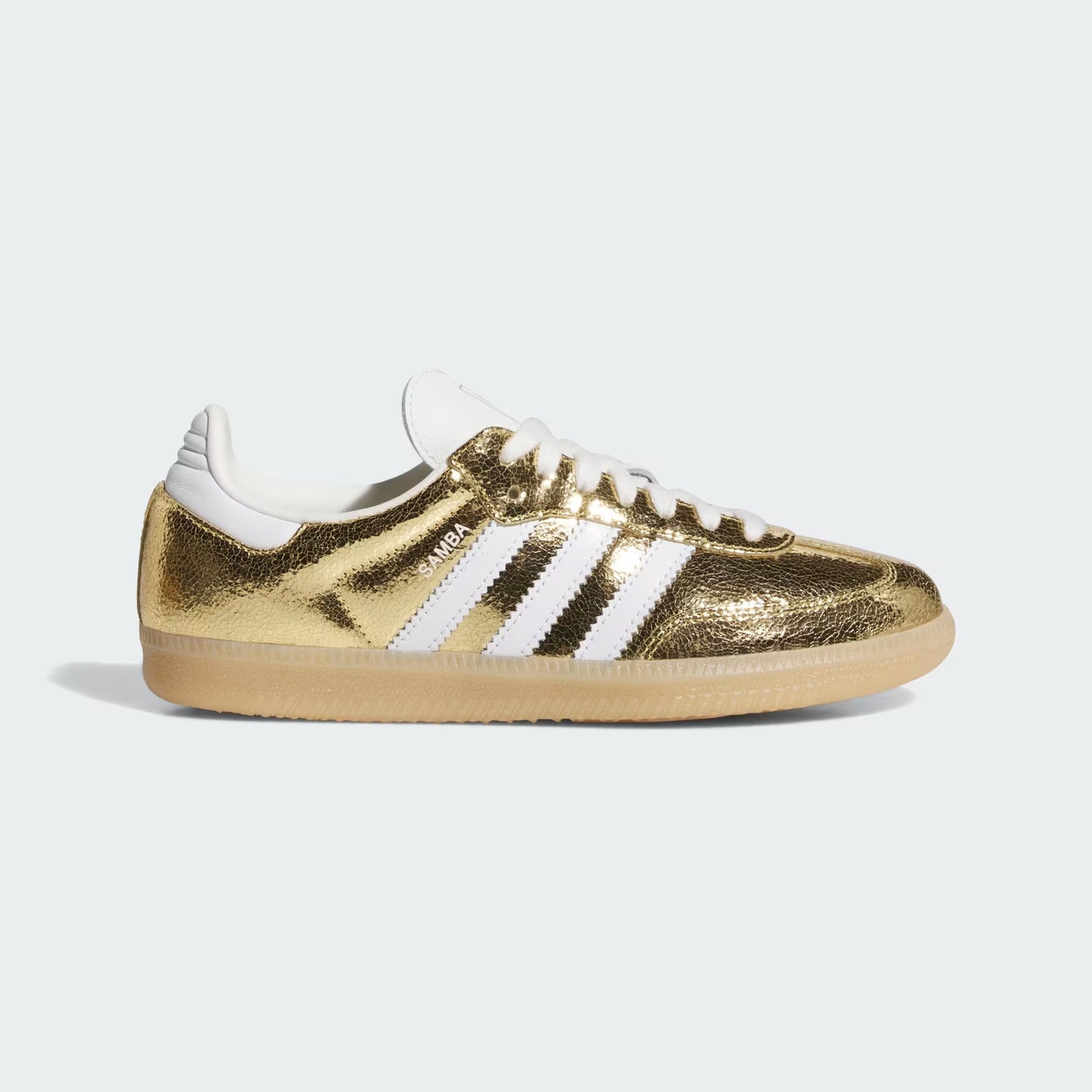 Samba OG Cracked Metallic Pack – Gold Leather