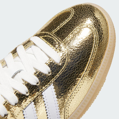 Samba OG Cracked Metallic Pack – Gold Leather