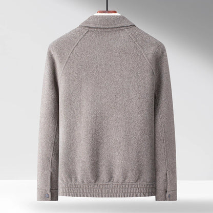 Men’s Wool-Blend Zip-Up Jacket
