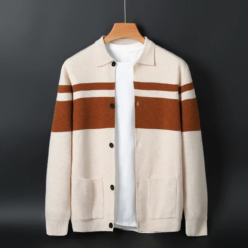 The Heritage Stripe Knit Cardigan