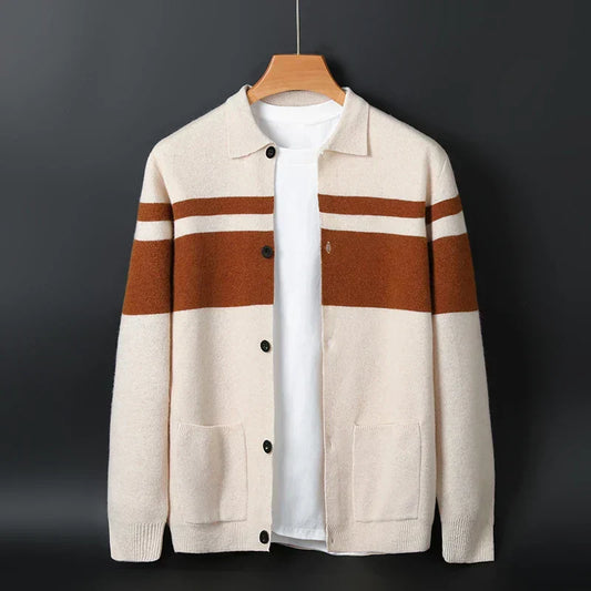 The Heritage Stripe Knit Cardigan