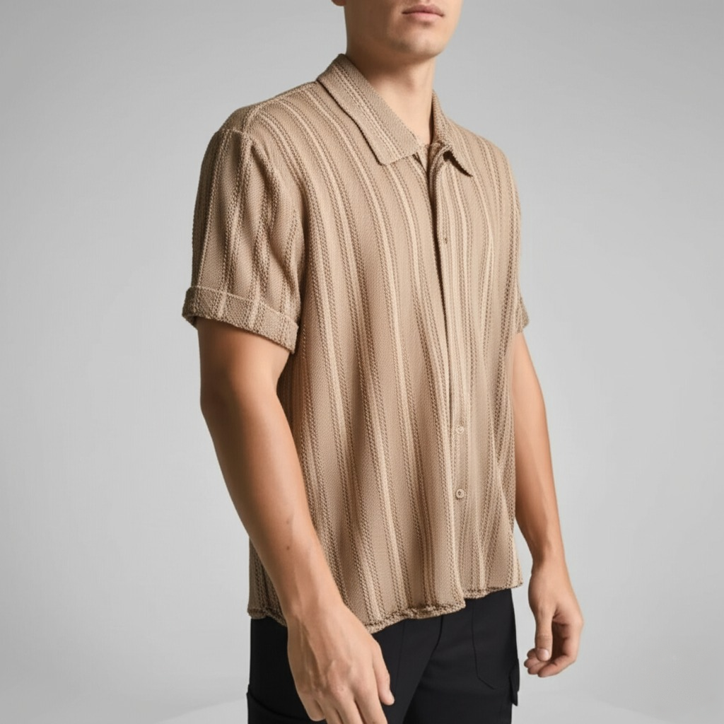 The Sandstone Knit Resort Shirt
