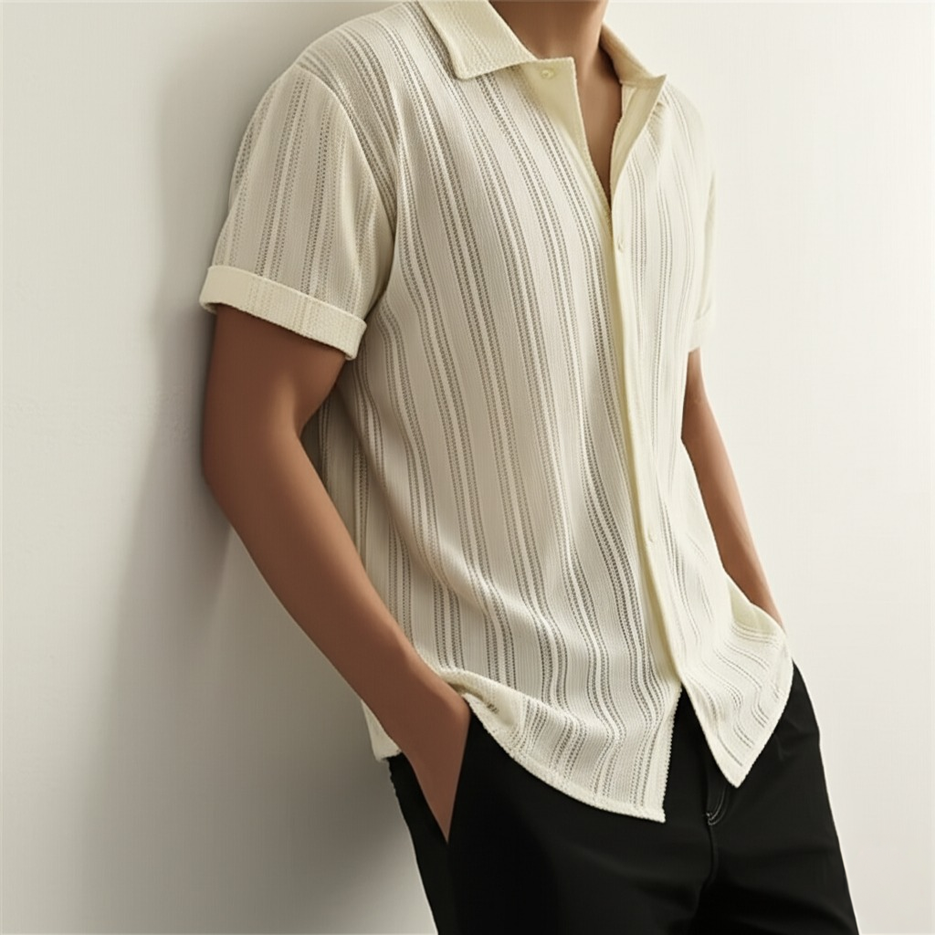 The Sandstone Knit Resort Shirt