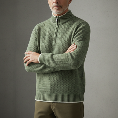 Larnaka Cotton Quarter-Zip