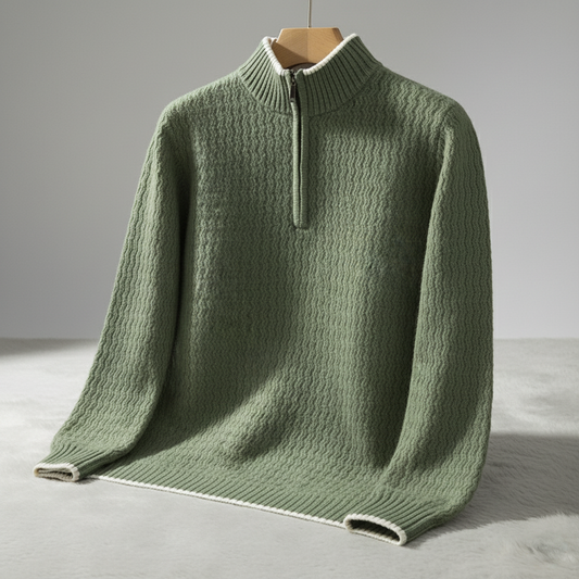 Larnaka Cotton Quarter-Zip