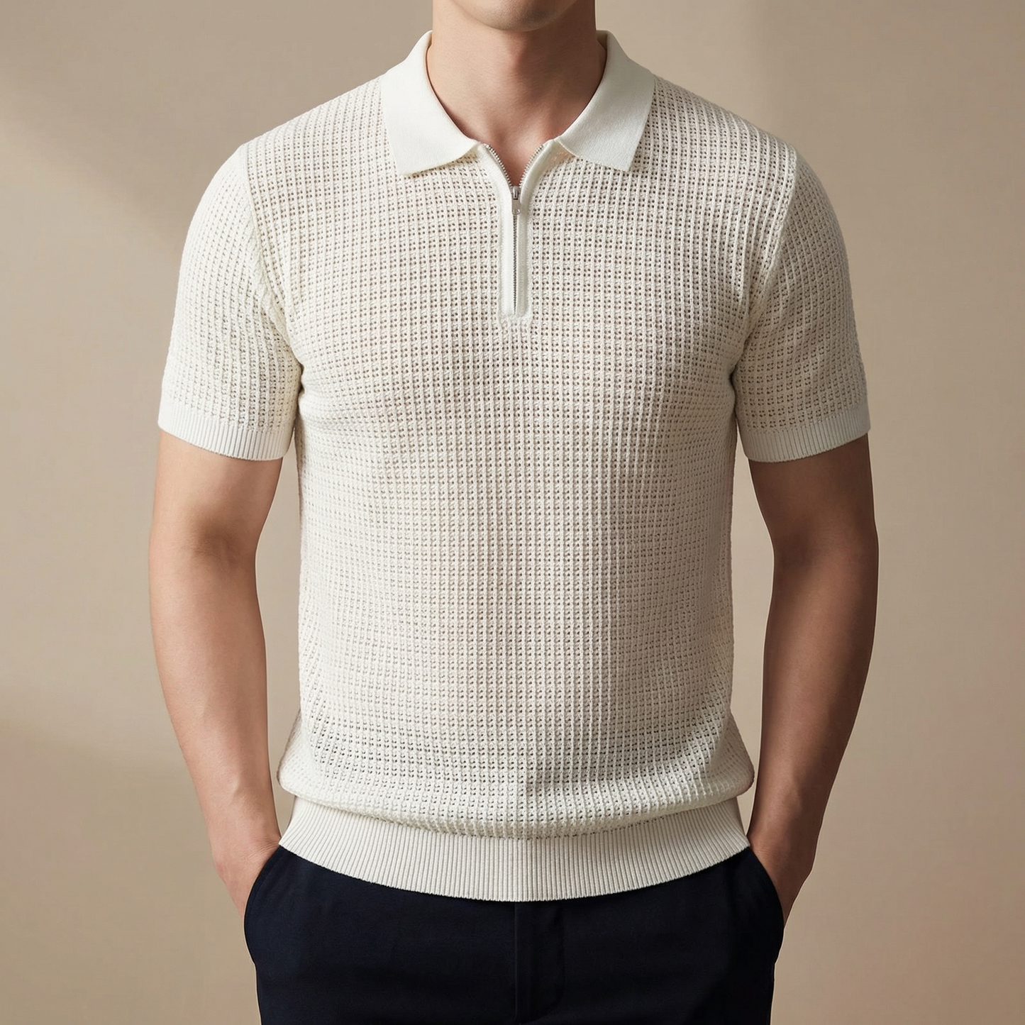 Marbella Zip Knit Polo